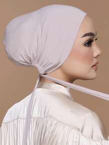 1 pièce de bandeau élastique en modal pour dames avec sangle réglable, à plusieurs couleurs ou de couleur unie pour un port quotidien, chapeau, cadeau parfait pour la mère, une amie, bonnet de cheveux bonnet de nuit