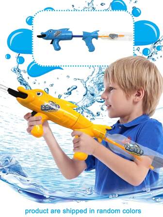 1PC Water Gun Toy, Big Size High Pressure,New Design And More Fun.Assorted Colors Water Blasters For Pool Play, Party And Outdoor Fun For Boys & Girls.