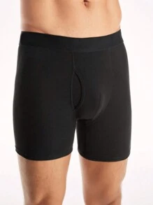 5pcs/Pack Men's Soft & Comfortable Assorted Color Briefs, 7 Size Options - Multicolor - View 3