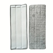 1/3/5 piezas de almohadillas de microfibra de repuesto para trapeador, paño de trapeador de repuesto reutilizable y lavable, almohadillas de trapeador para suelos planos, súper absorbentes, aptas para la mayoría de los trapeadores de espray y trapeadores reveal, accesorios de limpieza, suministros de limpieza, esenciales en el apartamento