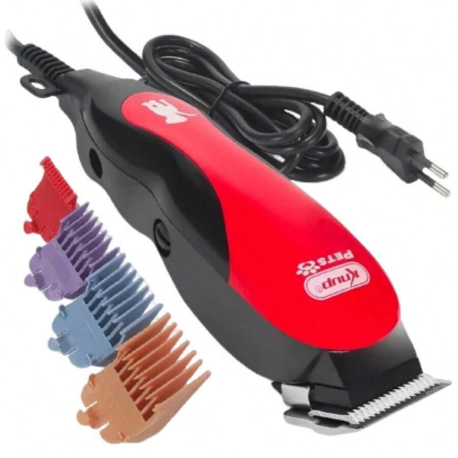 Maquina Tosa Profissional Cães E Gatos Pets Knup Qr-pet 2508 127v - Multicolorido - Visão 1