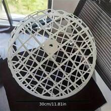 30cm/11inch | Rolling Plastic Round Chicken Cage, Spherical Rabbit Cage, Small Animals Round Cage, Popular Walk Creative Chicken Cage - White - View 7