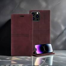 Compatible With IPhone Samsung Xiaomi Redmi Model Magnetic Leather Flip Card Wallet Phone Case