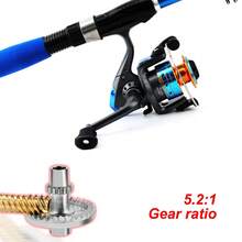 1.7mFishing Pole Set Full Kits With Telescopic Fishing Rod And Spinning Reel Baits Hooks Travel Pole Set - Blue - View 4