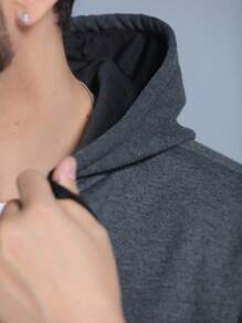 Men Sweatshirts - 深灰色 - 查看 6