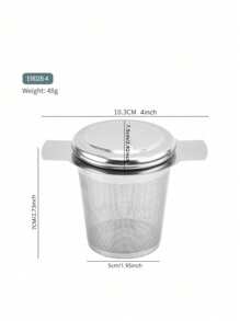 1pc, Stainless Steel Tea Filter, Fine Mesh Tea Strainer For Loose Leaf Tea, Tea Infuser, For Home Restaurant Hotel Office, Tea Accessories Back To School