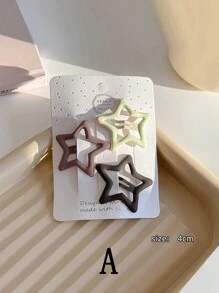 DIYPLUS 15pcs Pink Hair Clips Set: Heart, Star Shape BB Hair Clips & Matte Gradient Side Bangs Hair Clips, Suitable For Daily Use (Can Be Purchased Separately, 3pcs/Set If Purchased Separately),Pink Accessoriesy2k,Hair Barrettes Claw Clips, Cute Accessories