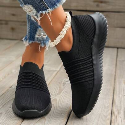 Scarpe da passeggio per donna, slip-on, leggere, con Memory Foam, sneaker da cheerleading adatte per tennis, palestra, corsa, allenamento, yoga