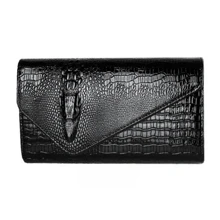 Luxury PU Leather Crossbody Bag, Fashionable All-Match Women Hand Bag, Unique Crocodile Pattern Clutch Bag