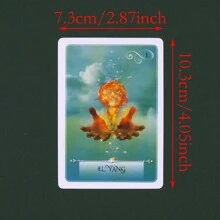Mazo de cartas oráculo en español, Con Set de 52 cartas para la adivinación y profecía, mensajes de amor de la fortuna y libro guía en formato PDF - Multicolor - Ver 3