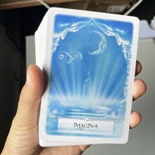 Mazo de cartas oráculo en español, Con Set de 52 cartas para la adivinación y profecía, mensajes de amor de la fortuna y libro guía en formato PDF - Multicolor - Ver 7