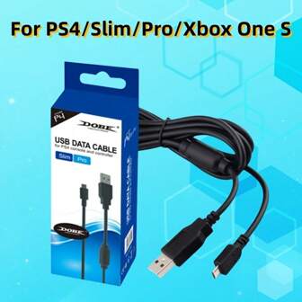 Cable cargador Micro USB para controlador de PlayStation 4, cable de carga para controlador de One, cable de carga para PlayStation 4 Slim Pro Dual-Shock y consolas de juegos