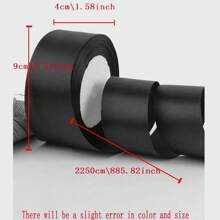 1 Roll 4cm Satin Ribbon Cake Baking Ribbon Weave Ribbon Silk Ribbon Flower Colored Ribbon Gift Wrapping Ribbon Wedding Party Decor DIY Hair Accessories Craft Gift Packaging,Christmas Valentine Day - Royal Blue - View 2