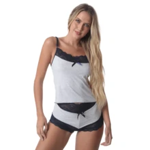 Women Pajama Sets - Màu xanh hải quân - Xem 1