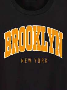 Men's Letter Print T-Shirt