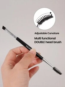 MAANGE 6件套化妆刷套装，包含睫毛刷、眉刷、眼影刷、高光刷、鼻影刷、遮瑕刷、眼线刷和光晕刷。化妆工具套装，化妆刷套装，化妆刷套装，化妆刷套装，全套化妆刷，化妆刷套装，全套化妆工具，刷子套装，化妆刷套装，化妆礼盒套装 - 黑色 - 查看 8