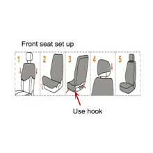 New Version Fabric Car Seat Covers 5 Seats 9 Pieces Auto Interior Seat Protector - Multicolor - View 4