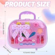 1 pieza Juego de Maquillaje de Juguete para Niños, Kit de Maquillaje para Bolso de Niña, Regalo de Cumpleaños - multicolor - Ver 4
