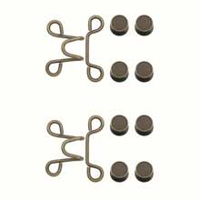 2 Sets Adjustable Jeans Buckle Seamless Pants Waist Clothes Button Nail Free Repeated Removal Artifact Invisible Waist