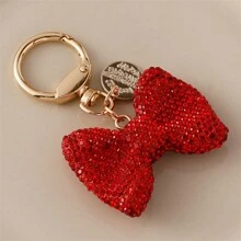 Móc khóa đính nơ đính đá trang trí xe hơi sáng tạo vòng lò xo vàng kim loại phụ kiện túi xách nữ móc khóa trang trí thích hợp sử dụng hàng ngày ngày lễ tình nhân phụ kiện xe hơi ngày lễ tình nhân túi xách quyến rũ trường học dễ thương goth y2k - Nhiều màu - Xem 16