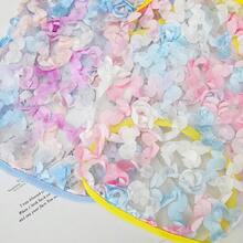 一件寵物貓狗衣服夏季蕾絲花紋透氣法國斗牛犬Teddy約克夏柯基防曬背心 - 藍色 - 查看 6