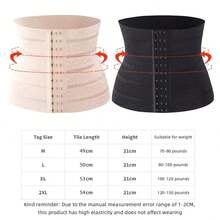 Waist Trimmer Belt Adjustable Weight Loss Wrap Sweat Work Out - Girdle - View 9