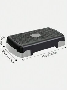 1pc Máy tập thể dục nhịp điệu trong nhà 45cm có thể điều chỉnh, Thiết bị nhảy, Phòng tập thể dục - đen đỏ - Xem 5