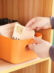 1/2 Chiếc Để Bàn Hộp Bảo Quản Ngăn Kéo Bằng Nhựa Sắp Xếp Đựng Mỹ Phẩm Đồ Ăn Nhẹ Đồ Dùng Nhà Bếp - trắng - Xem 11
