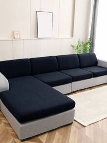 1 Pièce Housse De Coussin De Siège De Canapé, En Élastique Haut, Détachable, Lavable En Machine, Résistante Aux Éclaboussures, Convient Aux Coussins De Siège Et De Dossier De Canapé En Polyester Dans Le Salon.
