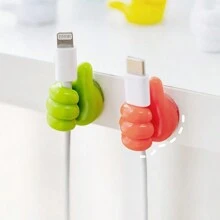 4/6 cái Móc treo dây cáp sáng tạo - Lưu trữ và sắp xếp an toàn các loại cáp, dây điện và dây điện - Hoàn hảo cho cáp dữ liệu USB và kẹp dây điện - Dễ sử dụng và tiện lợi - Nhiều màu - Xem 4