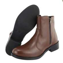 Women Pant Boots - 咖啡棕 - 查看 4