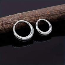 1pc 316L Stainless Steel Nose Septum Ring And Cartilage Earrings - Simple Body Piercing Jewelry For Decoration And Style