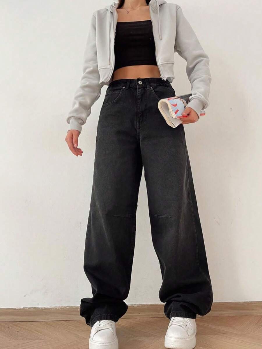 Women Sports Pants - 黑色 - 查看 1