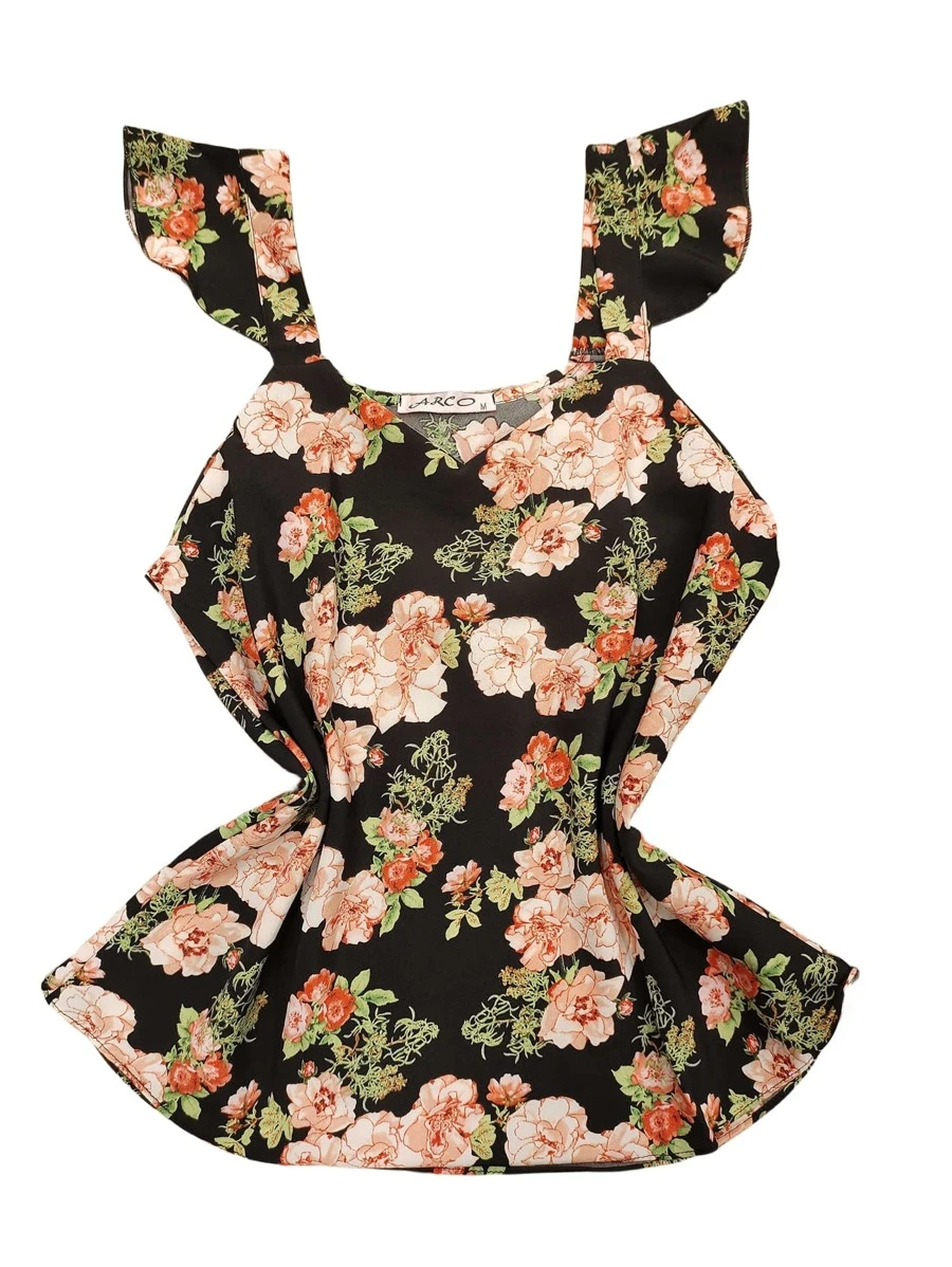 Women Tank Tops & Camis - 黑色 - 查看 1