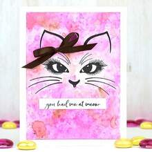 Beauty Cat Transparent Transparent Stamp, Vintage Rubber Transparent Stamp, Used For Letter Album Background Decoration, DIY Scrapbook Stamp Album Craft. - Transparent - View 5