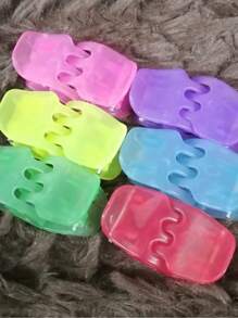 kit DE Piranhas plastico infantil e FEMININA Para Penteado Cabelo  TAMANHO 2.5cm CONTEM 12 PECA - Multicolorido - Visão 5