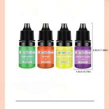 6 Stück/Set 34 Farben Handgemachte duftende Kerze DIY Farbpigment Silikonfarbe Modelliermasse Bastelbedarf