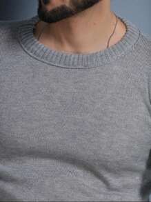 Men Sweaters - Light Grey - View 4