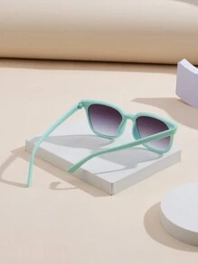 1pair Kids' Geometric Nail Design Fashion Glasses, Suitable For Outdoors, Color Options Available