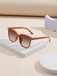 1pair Kids' Geometric Nail Design Fashion Glasses, Suitable For Outdoors, Color Options Available