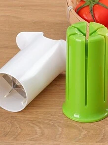 一組手持式黃瓜切片器，可將胡蘿蔔、馬鈴薯和黃瓜切成條狀，廚房蔬菜切割工具 - 綠色 - 查看 5