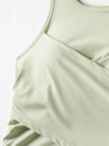 361degree 361 Women Elastic Wide Straps Bra Free Sports Tank Top, For Yoga, Running, Dancing, Fitness, Outdoor Sports