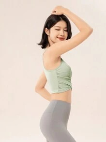 361degree 361 Women Elastic Wide Straps Bra Free Sports Tank Top, For Yoga, Running, Dancing, Fitness, Outdoor Sports