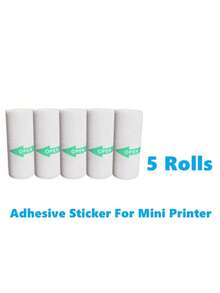 Giấy Máy In Mini Giấy Nhãn Nhiệt, Nhãn Dán, Giấy Màu, Giấy Ảnh, Giấy Dán Nhãn Tự Dính Màu Trắng Cho Máy In Di Động Mini Bỏ Túi - Nhiều màu - Xem 6