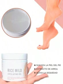 Gel Exfoliante de Arroz Rice Mild Blanqueador Aclarante,Eliminación de células muertas,Aclaramiento del tono de la piel - Blanco - Ver 4