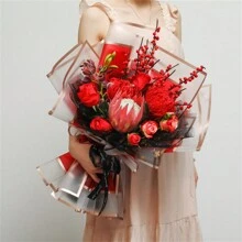 5 Stücke/10 Stücke/20 Stücke Jelly Film Wasserdichte Blumenarrangement Verpackung Papier Bettwäsche Blumenstrauß Geschenk Verpackung Florist Zubehör, Muttertag Geschenk Wasserdichte Blumen Verpackung Papier, geeignet für Blumenarrangement, Geschenkverpackung, insbesondere für Muttertag, Partys, Hochzeiten und jede besondere Anlässe. Halbtransparent und einfach zu bedienen für DIY-Projekte. Es kann für Blumenstraußarrangement, Geschenkverpackung und Partydekoration verwendet werden. Diese Art von Verpackungspapier ist leicht, langlebig und Must-Have für jeden Blumenladen oder Geschenkeladen.