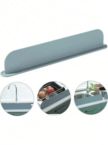 Protège-éclaboussures de lavabo de cuisine 1 pièce, accessoire de lavabo de cuisine, tampon absorbant d"eau du robinet, planche à évier adaptable, lavable et réutilisable, cadeaux de pendaison de crémaillère