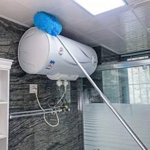 1入組，微纖維吊扇除塵器帶延長桿-可拆卸且可清洗刷子，適用於高天花板、風扇、家具、汽車，是完美的清潔工具和聖誕禮物 - 彩色 - 查看 4