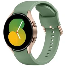 COOLIA 1 包，仅硅胶无缝带，兼容三星 Galaxy Watch 7/FE/6/5/4 表带 40 毫米 44 米/Galaxy Watch 5 Pro 表带 45 毫米/Watch 4 经典表带 42 毫米 46 毫米/Watch 6 经典表带 43 毫米 47 毫米，20 毫米柔软硅胶运动表带，男女皆宜