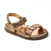Women Flat Sandals - Màu hồng gỉ - Xem 1